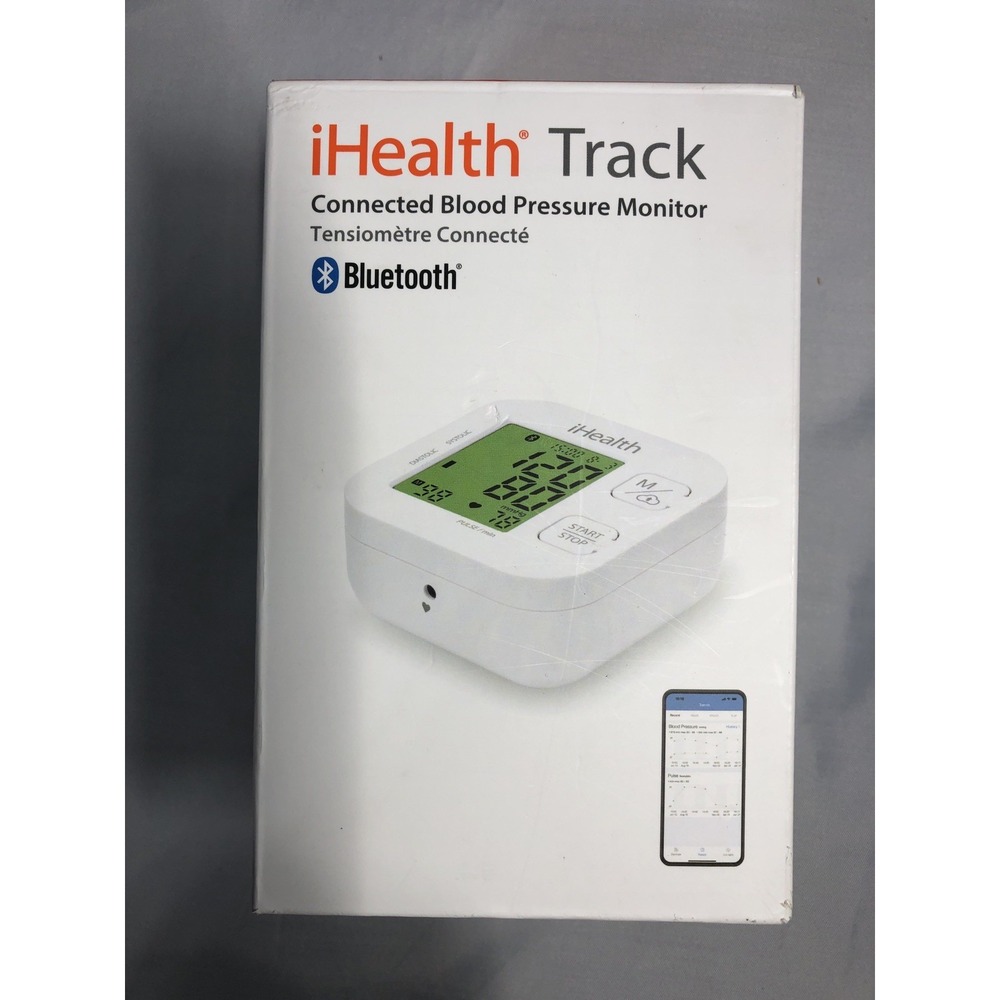 iHealth Track Connected Blood Pressure Monitor Wireless Bluetooth KN-550BT-STD